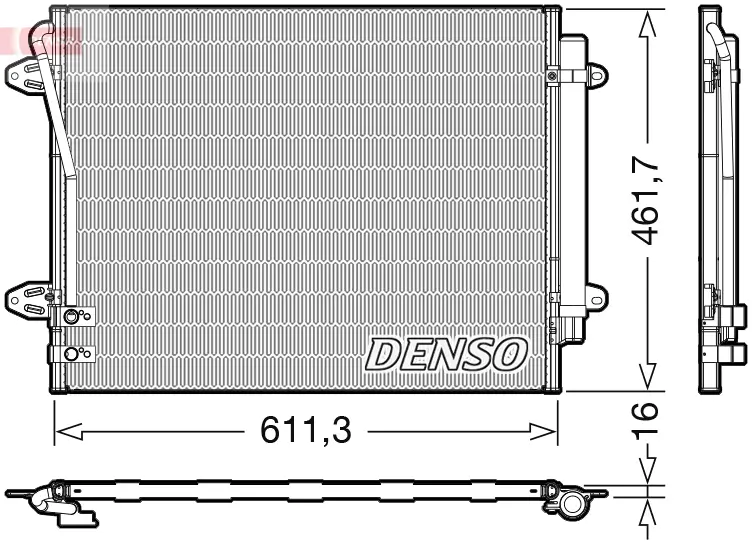 Kondensator, Klimaanlage DENSO DCN32012