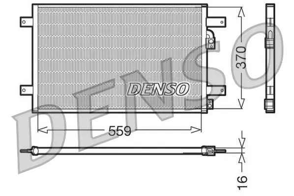 Kondensator, Klimaanlage DENSO DCN32014