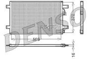 Kondensator, Klimaanlage DENSO DCN32014