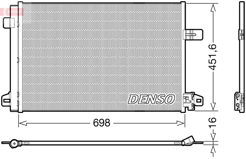 Kondensator, Klimaanlage DENSO DCN32028