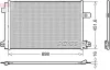 Kondensator, Klimaanlage DENSO DCN32028