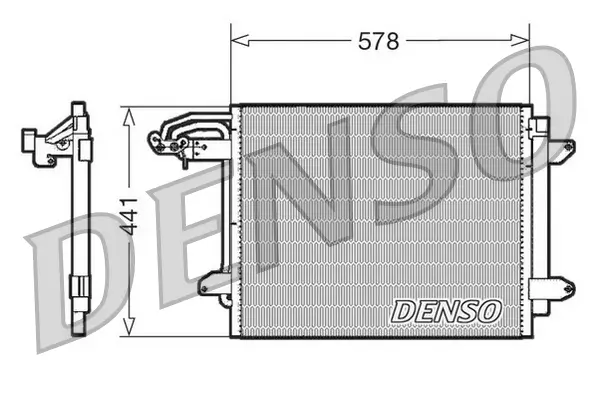 Kondensator, Klimaanlage DENSO DCN32030