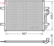 Kondensator, Klimaanlage DENSO DCN32035
