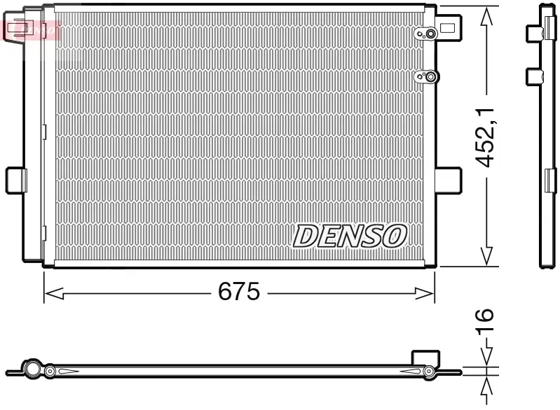 Kondensator, Klimaanlage DENSO DCN32065