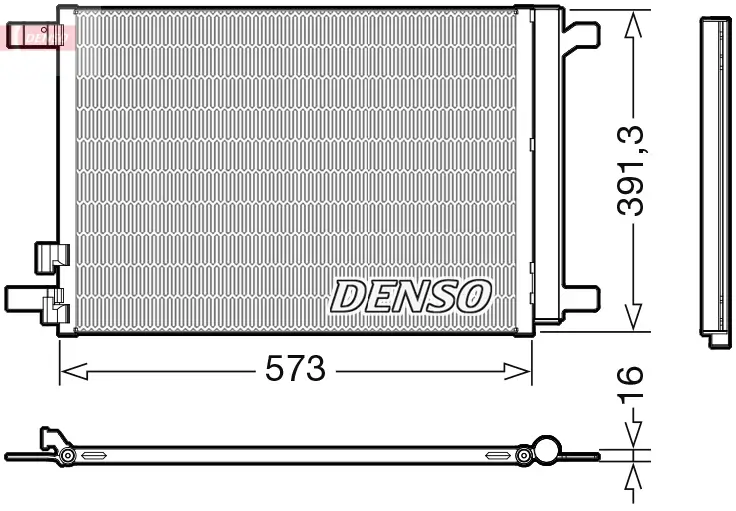 Kondensator, Klimaanlage DENSO DCN32066