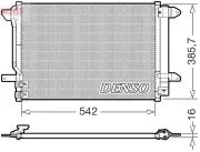Kondensator, Klimaanlage DENSO DCN32072