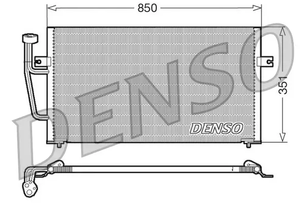 Kondensator, Klimaanlage DENSO DCN33007