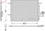 Kondensator, Klimaanlage DENSO DCN33010