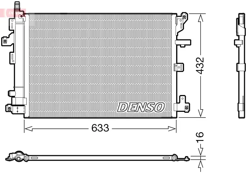 Kondensator, Klimaanlage DENSO DCN33012