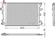 Kondensator, Klimaanlage DENSO DCN33012