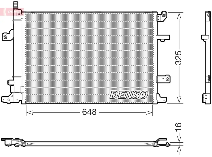 Kondensator, Klimaanlage DENSO DCN33017