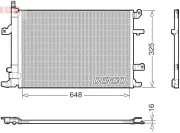 Kondensator, Klimaanlage DENSO DCN33017