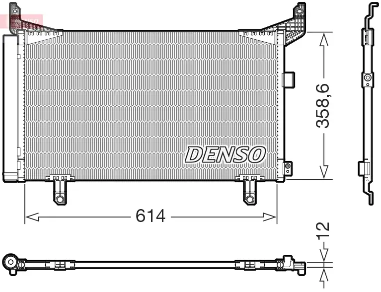 Kondensator, Klimaanlage DENSO DCN36007