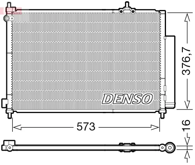 Kondensator, Klimaanlage DENSO DCN40031