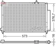 Kondensator, Klimaanlage DENSO DCN40031