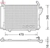 Kondensator, Klimaanlage DENSO DCN41002