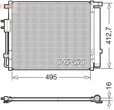 Kondensator, Klimaanlage DENSO DCN41012