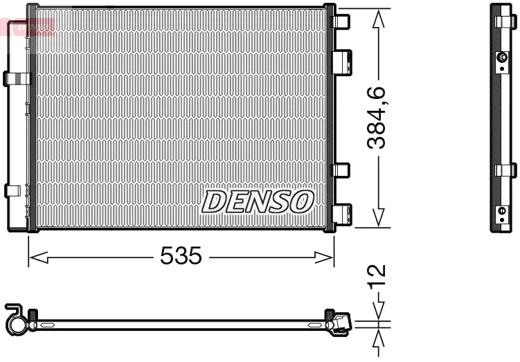 Kondensator, Klimaanlage DENSO DCN41020