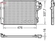 Kondensator, Klimaanlage DENSO DCN41023