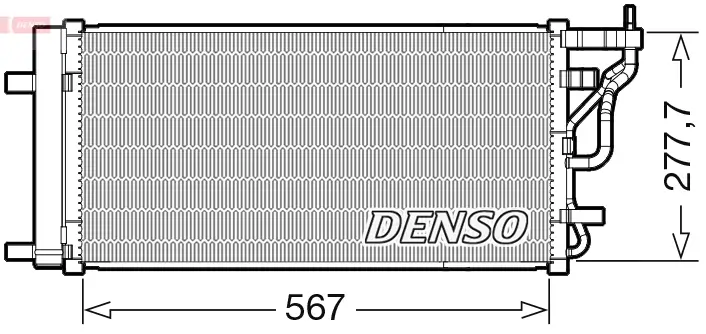 Kondensator, Klimaanlage DENSO DCN41024