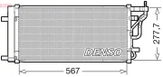 Kondensator, Klimaanlage DENSO DCN41024