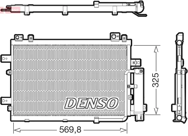 Kondensator, Klimaanlage DENSO DCN41030
