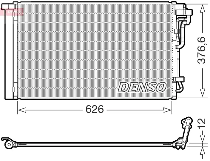 Kondensator, Klimaanlage DENSO DCN41034