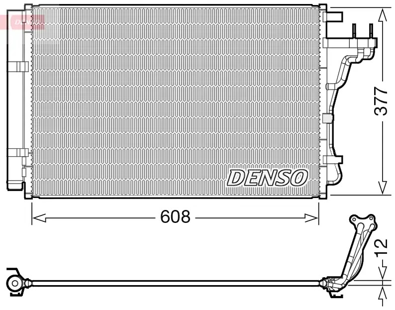 Kondensator, Klimaanlage DENSO DCN43004