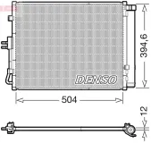 Kondensator, Klimaanlage DENSO DCN43005