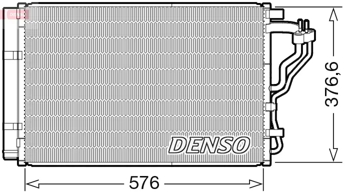 Kondensator, Klimaanlage DENSO DCN43008