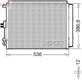 Kondensator, Klimaanlage DENSO DCN43009