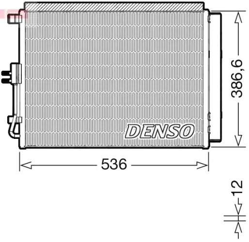 Kondensator, Klimaanlage DENSO DCN43009 Bild Kondensator, Klimaanlage DENSO DCN43009