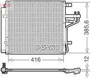 Kondensator, Klimaanlage DENSO DCN43012