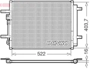 Kondensator, Klimaanlage DENSO DCN43018