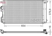 Kondensator, Klimaanlage DENSO DCN43021