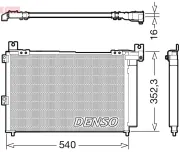 Kondensator, Klimaanlage DENSO DCN44014