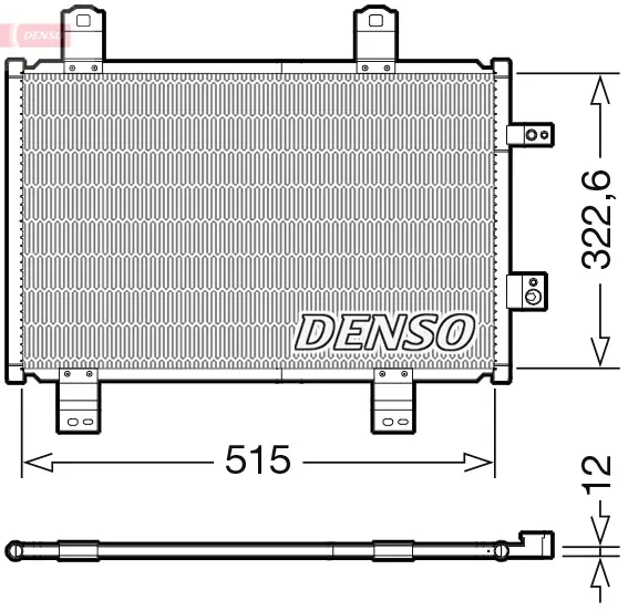 Kondensator, Klimaanlage DENSO DCN44018