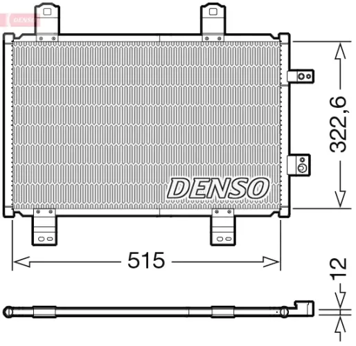 Kondensator, Klimaanlage DENSO DCN44018 Bild Kondensator, Klimaanlage DENSO DCN44018