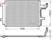 Kondensator, Klimaanlage DENSO DCN44019