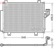 Kondensator, Klimaanlage DENSO DCN44021