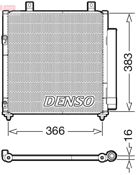 Kondensator, Klimaanlage DENSO DCN45007