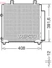 Kondensator, Klimaanlage DENSO DCN45012