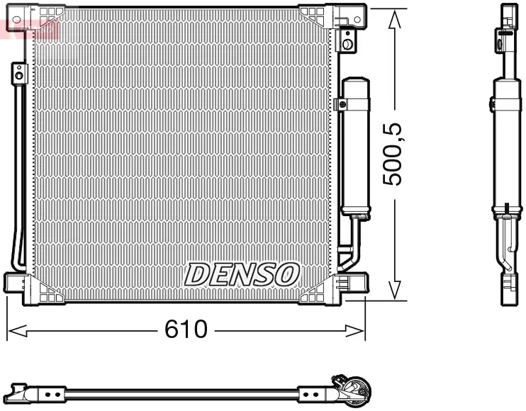 Kondensator, Klimaanlage DENSO DCN45013