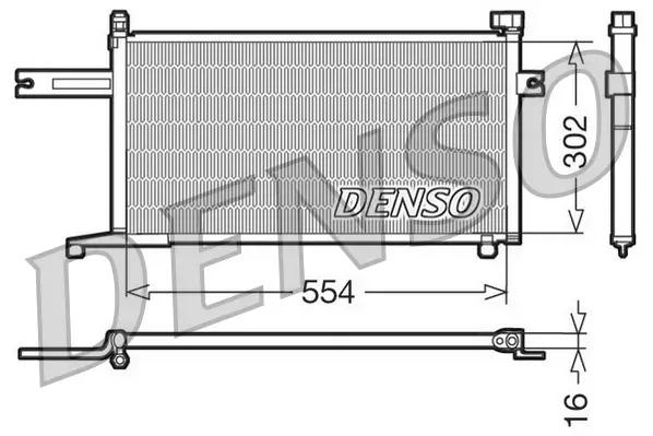 Kondensator, Klimaanlage DENSO DCN46005