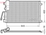 Kondensator, Klimaanlage DENSO DCN46008