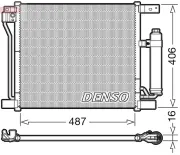 Kondensator, Klimaanlage DENSO DCN46021