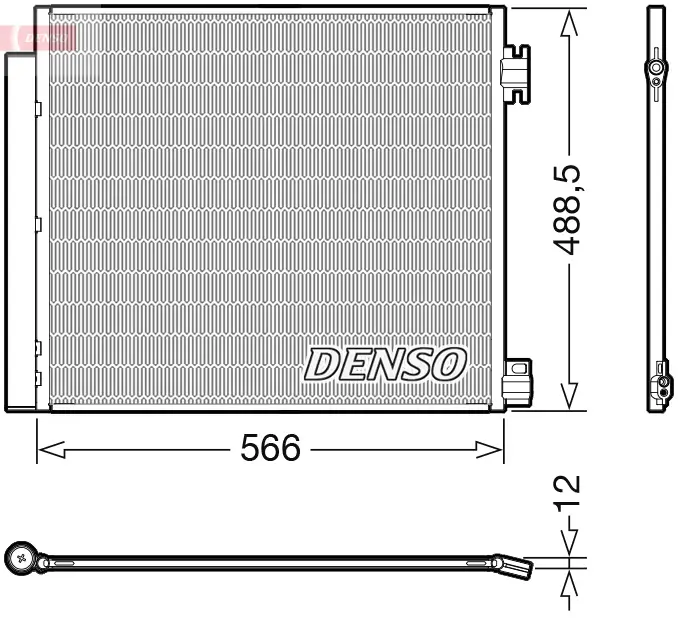 Kondensator, Klimaanlage DENSO DCN46026