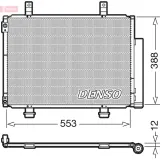 Kondensator, Klimaanlage DENSO DCN47007
