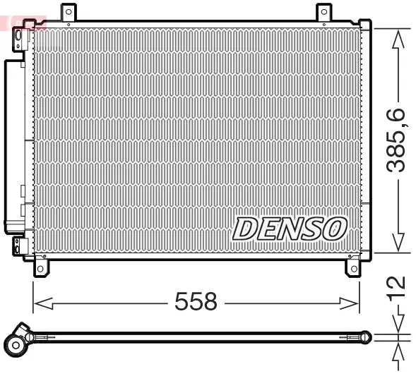 Kondensator, Klimaanlage DENSO DCN47012