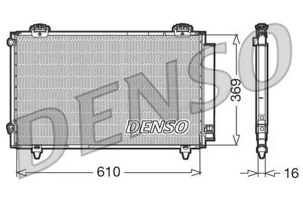 Kondensator, Klimaanlage DENSO DCN50008